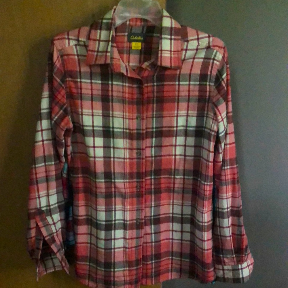Plaid button down